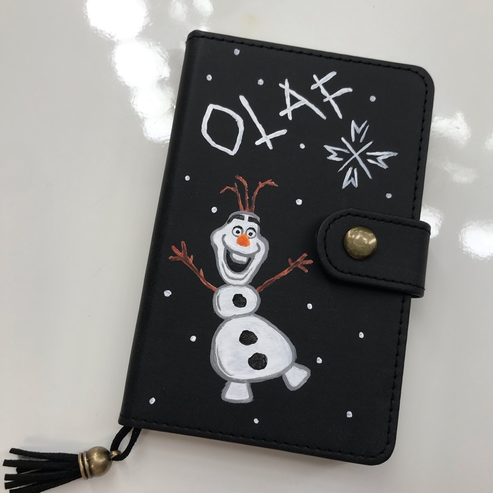 Frozen Olaf Handpainted Mini Notepad
